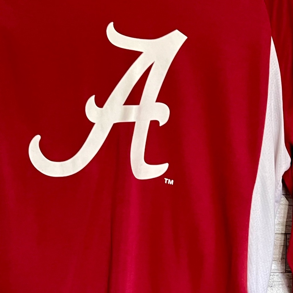 Alabama Crimson/White Pullove - Size Large (Unisex) Large “A” logo - Picture 3 of 8